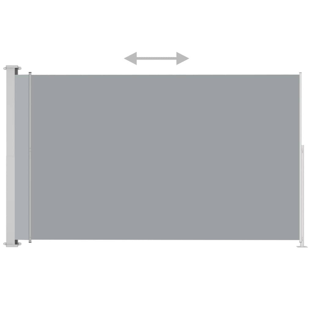 Helloshop26 - Auvent latéral rétractable de patio 180 x 300 cm gris - Imagen 2