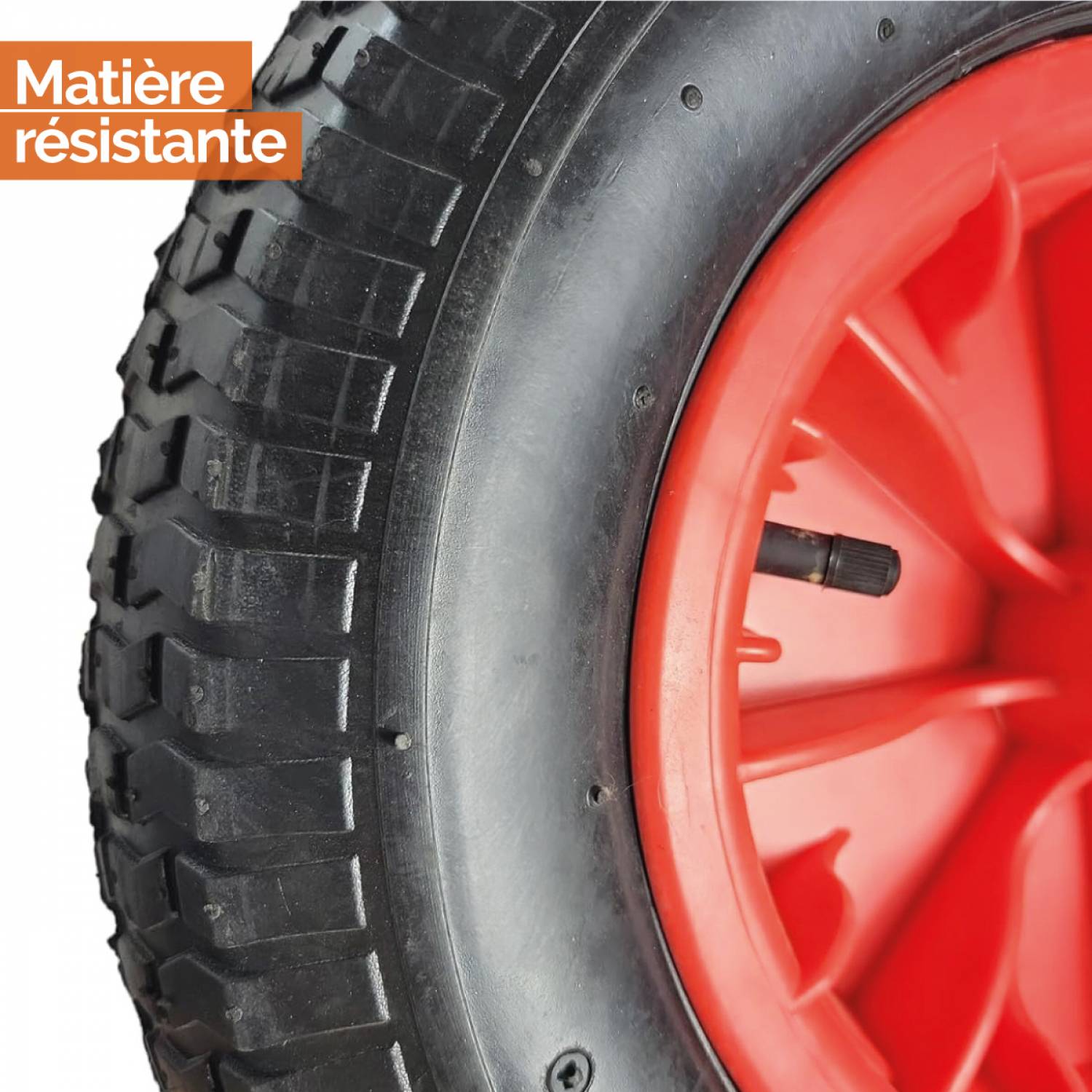 Linxor - Roue gonflable pour brouette - 36 x 8.5 cm - Alésage 10 mm - Linxor - Imagen 3