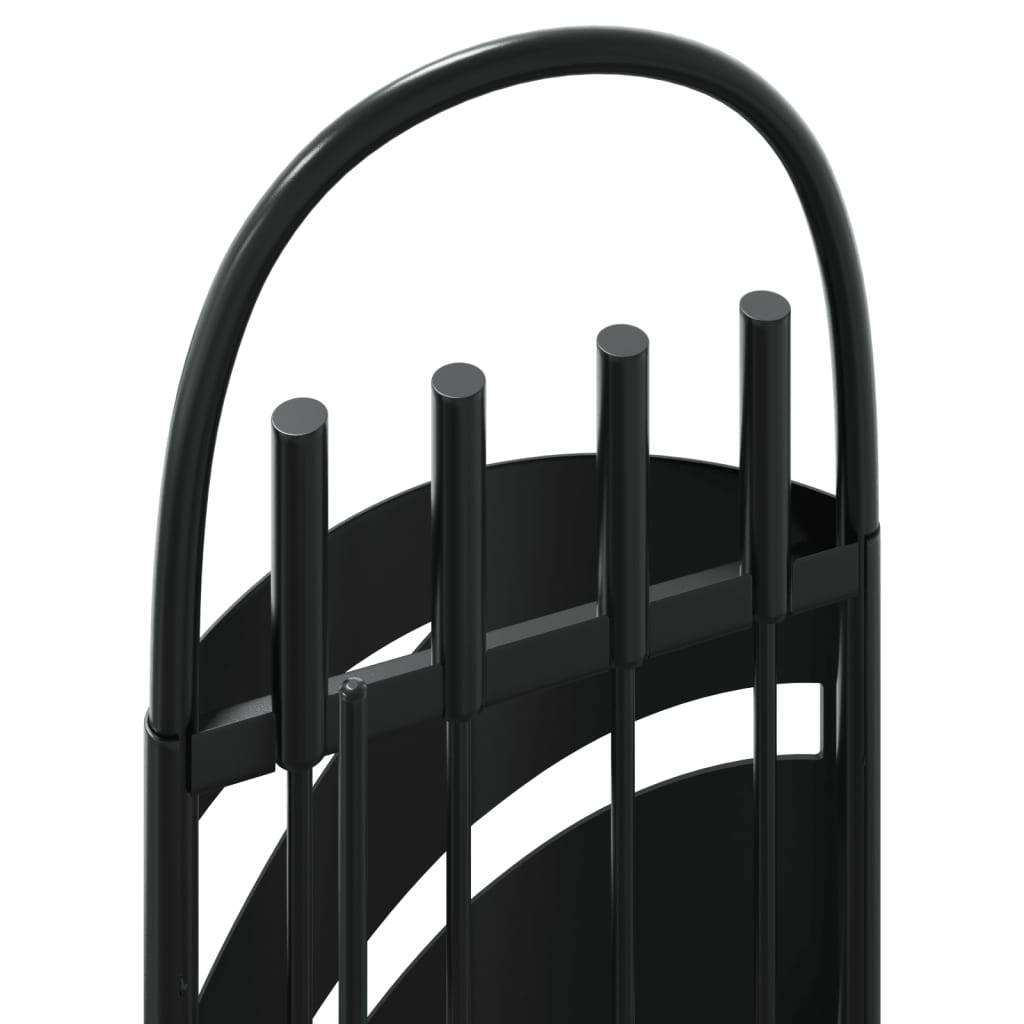 Set Serviteur de Cheminée Acier 5 Pièces pour Foyer Entretien du Feu 66 cm Noir - ComfortXL Outdoor Living - Image 7
