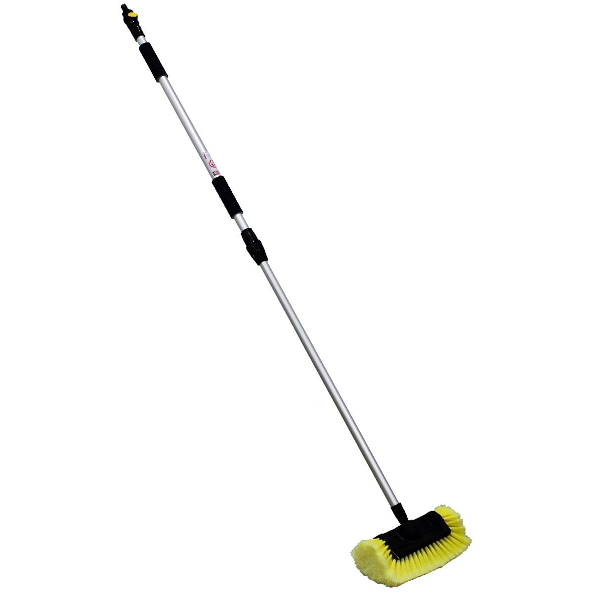 Gt Market - Balai brosse de lavage télescopique avec raccord tuyau - Longueur 1.70 mètres - GT MARKET - Imagen 1