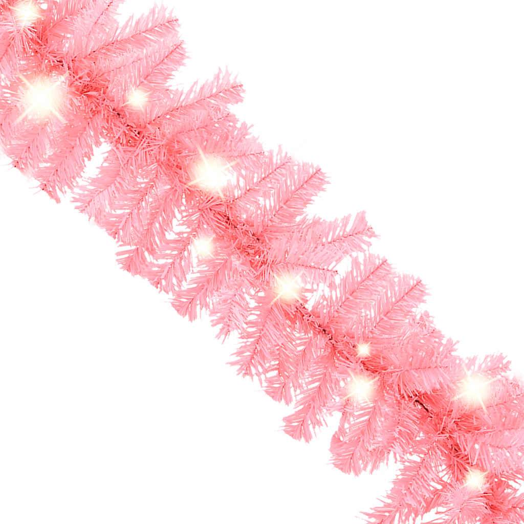 Guirlande de Noël Lumineuse PVC Décoration Fêtes 300 LED Rose 20 m – ComfortXL Outdoor Living - Image 4