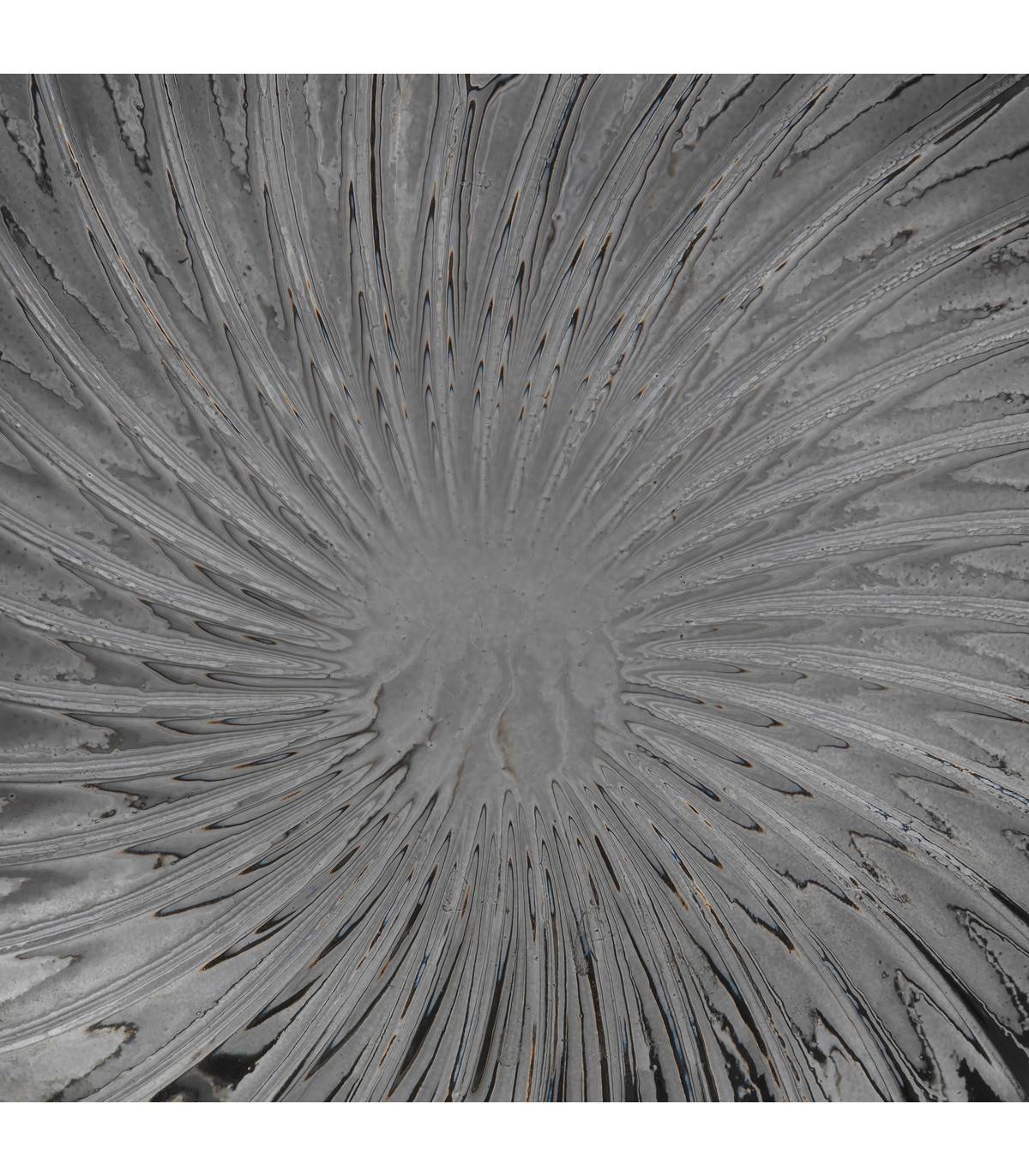 Vase Coquillage en verre Gris H 32 cm - Imagen 2
