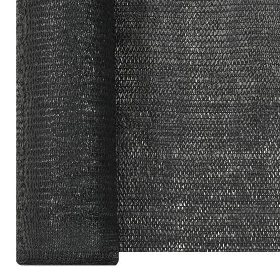 Helloshop26 - Filet brise-vue 1,5x10 m PEHD 150 g/m² noir - Imagen 3