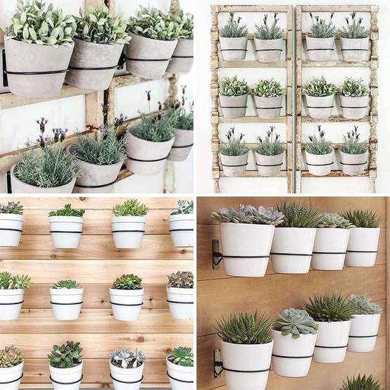 Support pour pot de fleurs,Anneaux pour pots de fleurs - Supports pour plantes - Pliables - Lot de 3 - 5 pouces-Lytech - Image 6
