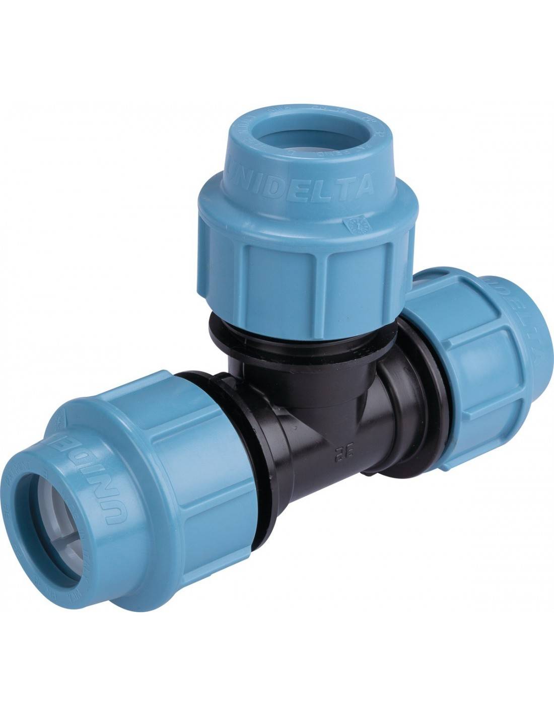 Cap Vert - Té égal Pe 32mm Rain Dérivation égale Fiable Pour Tuyau Pe - Cap Vert