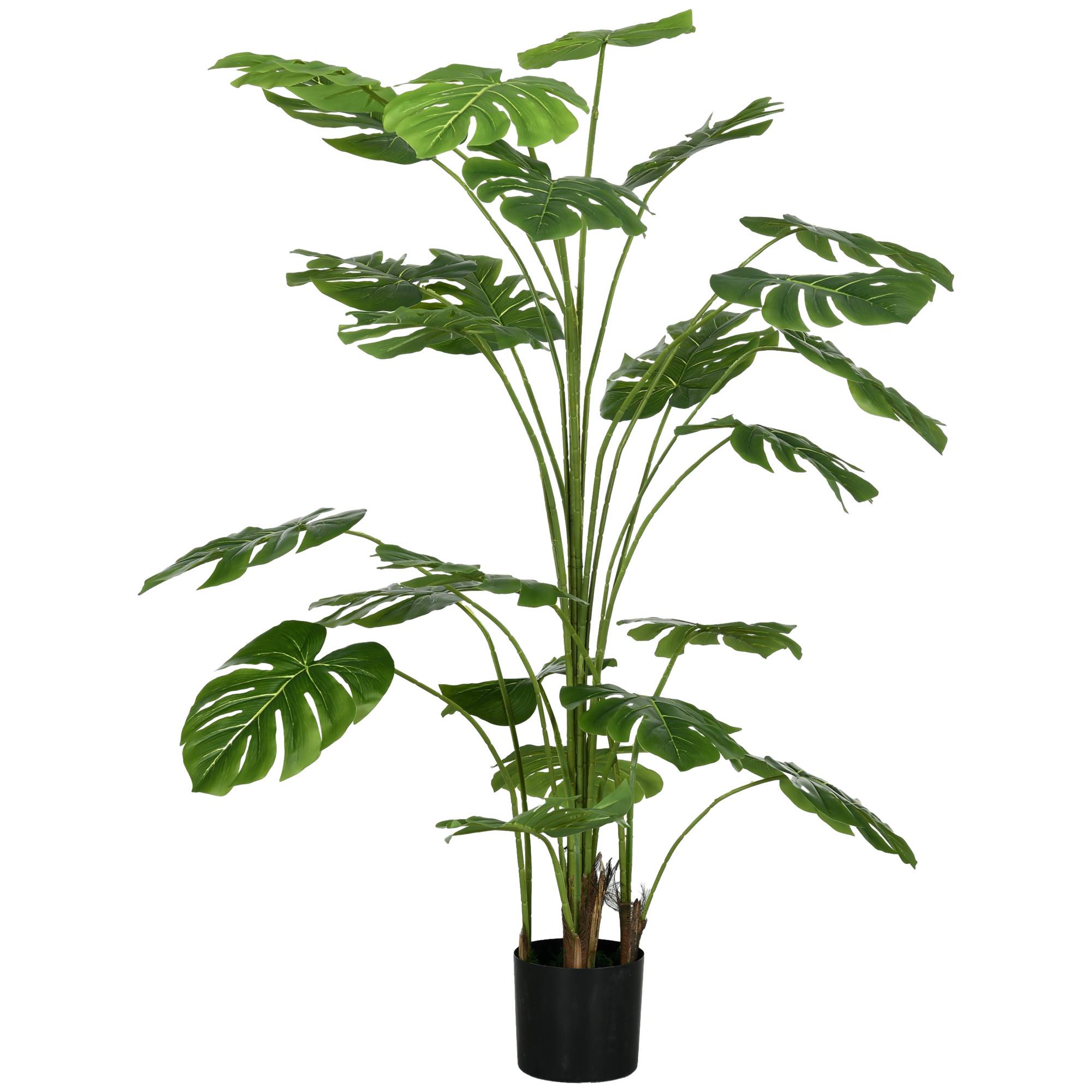 Grande Plante Artificielle Plastique Salon Extérieur Aspect Réaliste 180cm Vert - ComfortXL Outdoor Living - Image 2
