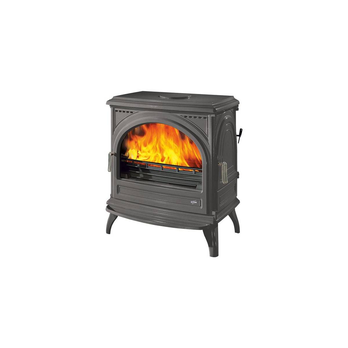Poêle à bois fonte 11kw noir 366201PEINTANTH Godin - Image 3