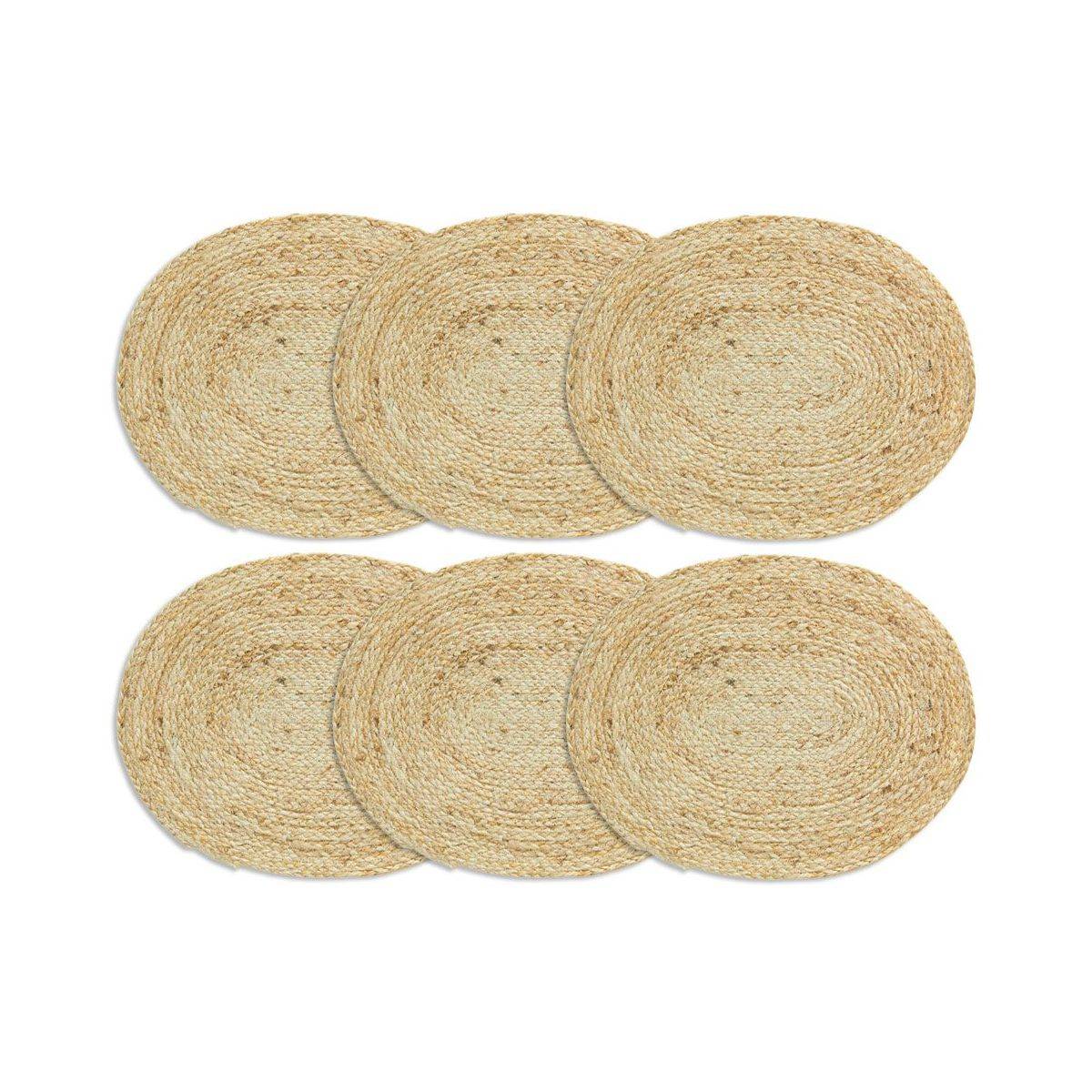 Aubry Gaspard - Sets de table en jute (Lot de 6) - Imagen 1