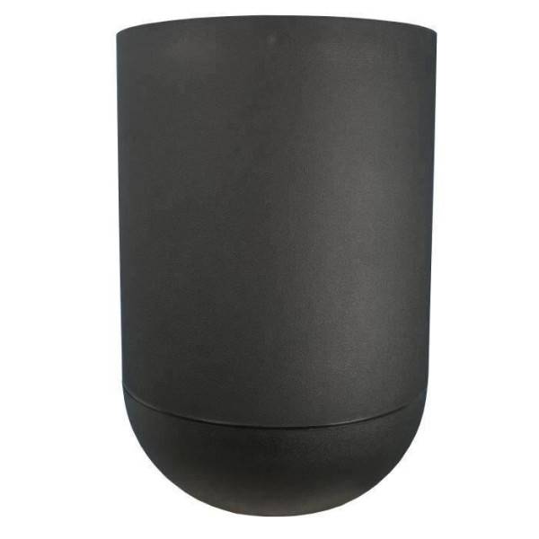 Riviera - Bac A Fleurs Rond Riviera Granit Tulipe - Plastique - Diametre 50 Cm - Noir - Image 1