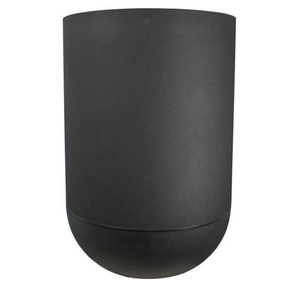 Riviera - Bac A Fleurs Rond Riviera Granit Tulipe - Plastique - Diametre 50 Cm - Noir - Image 2