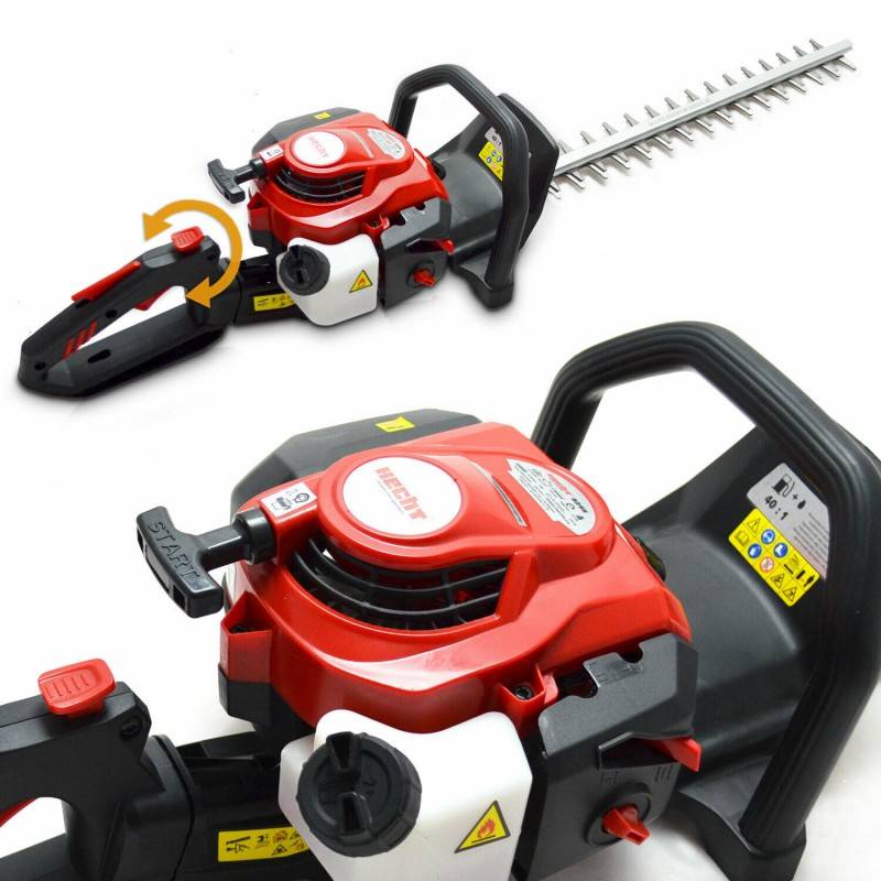 Hecht 9245 Taille haies à essence professionnel Moteur 2 temps système anti-vibration