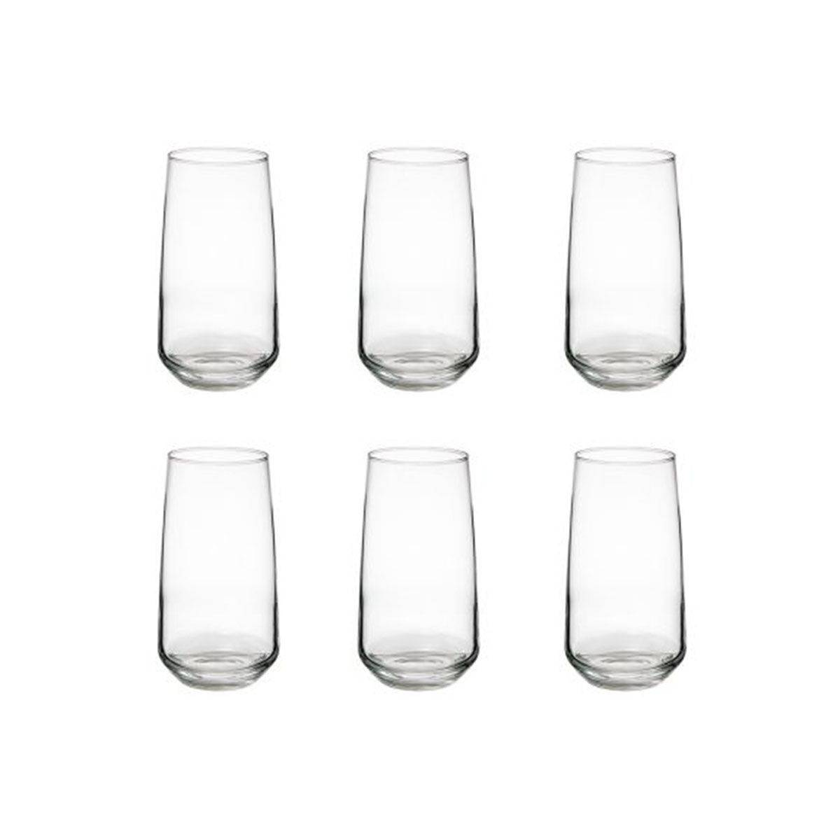 Lot de 6 Gobelets en Verre "Elaya" 48cl Transparent - Image 1