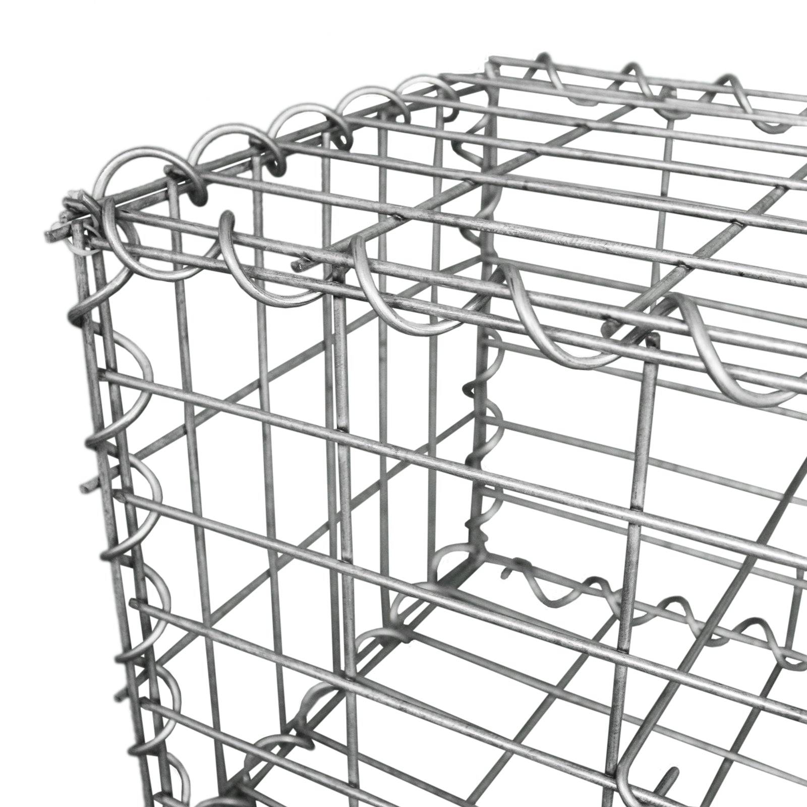 Monstershop - MonsterShop Lot de 4 Paniers de Gabions 100cm x 80cm x 30cm - Imagen 4