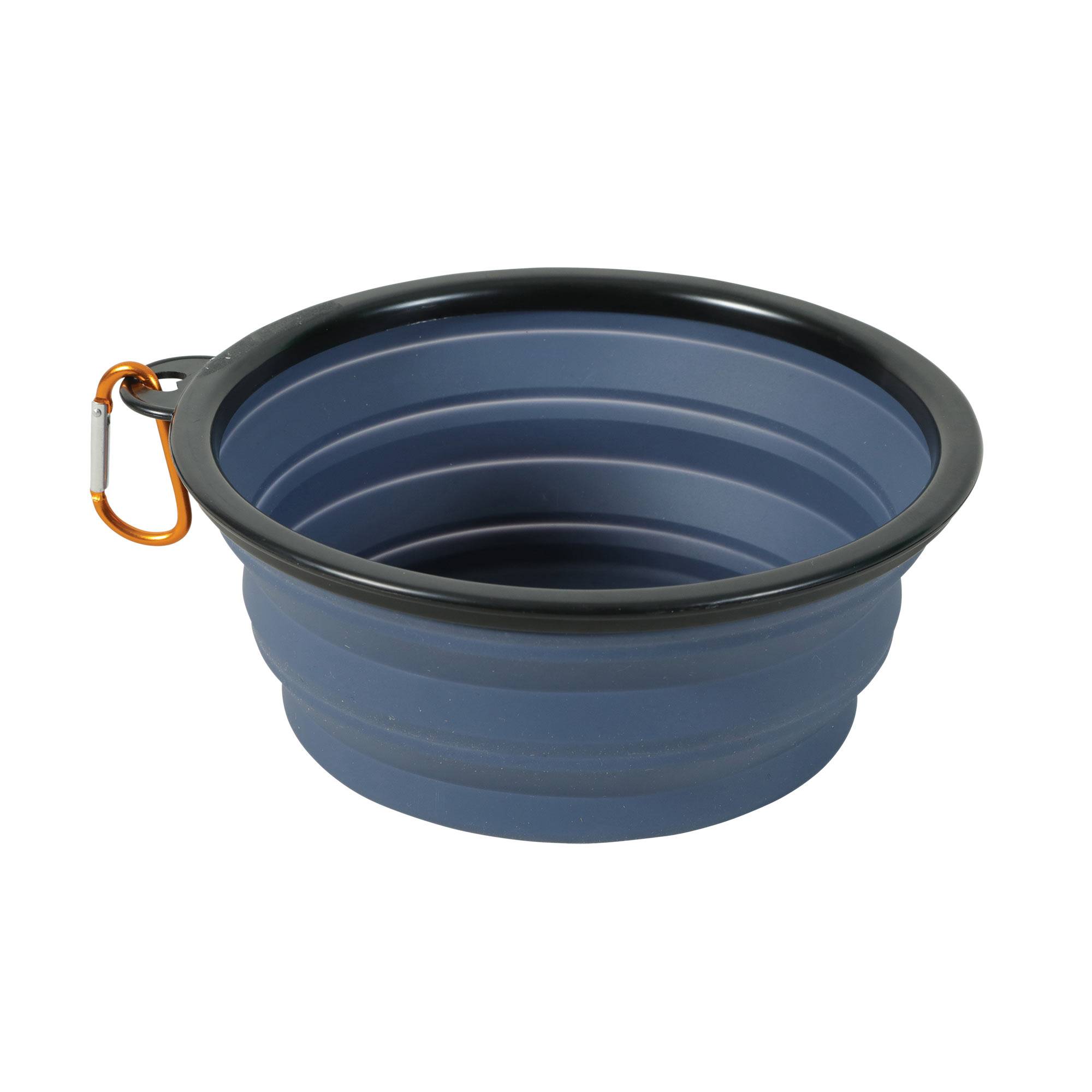Comedero de viaje plegable Bivouak en silicona azul 450 ml – Zolux - Imagen 2