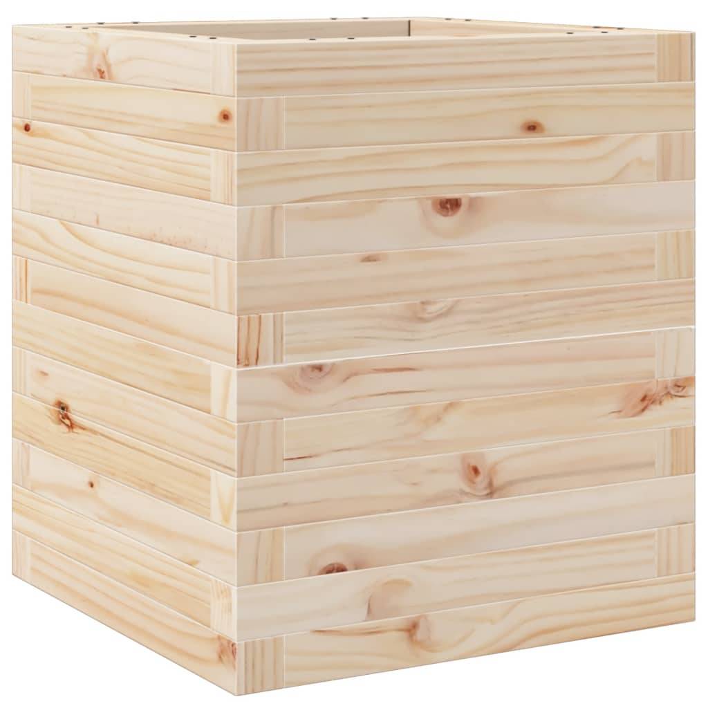 ComfortXL - Bac à Arbuste Carré en Pin Massif Naturel – Jardinière Moyenne Classique pour Décoration Terrasse et Entrée – 40x46cm Brun – ComfortXL Outdoor Living - Image 7