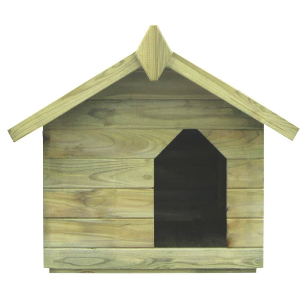 Helloshop26 - Niche de jardin avec toit ouvrant 75 x 78 x 65 cm bois de pin imprégné - Imagen 2