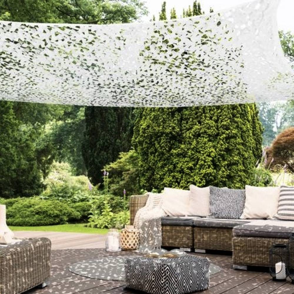 Terre Jardin - Filet d'ombrage / camouflage 4 x 5 Blanc - Imagen 3