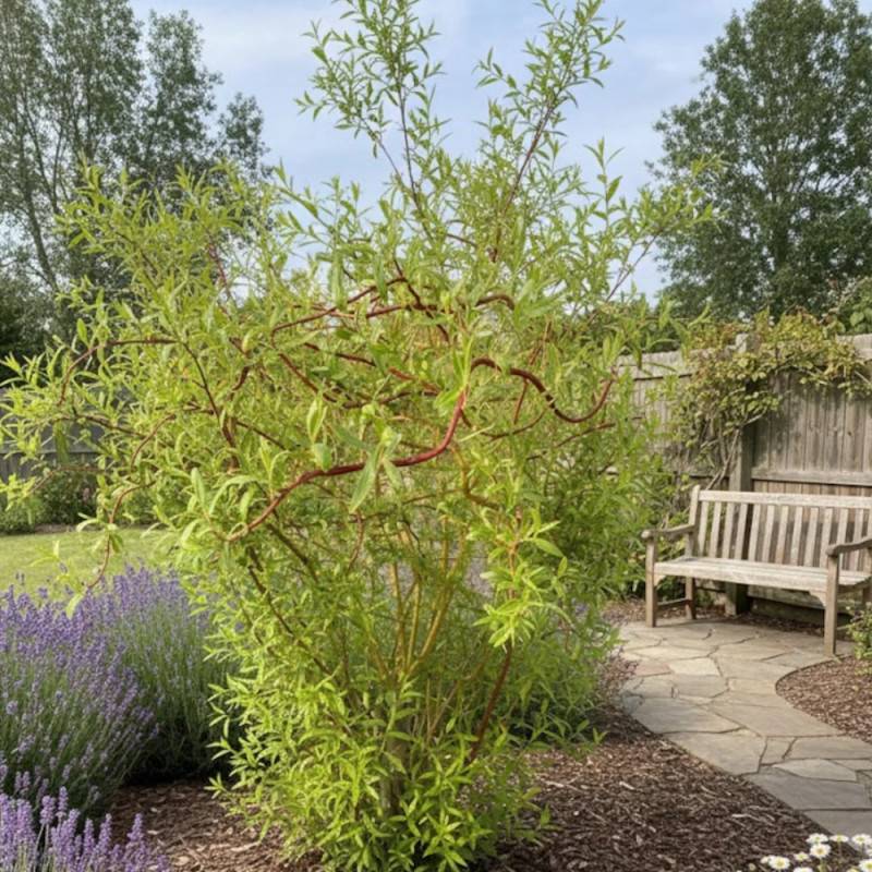 Saule de Pékin tortueux, Salix - Godet - 5/20 cm - Imagen 3