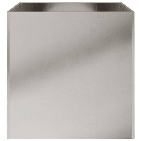 Jardinières 2 pcs acier inoxydable argenté 42 x 40 x 39 cm - PANGIVO - Image 6