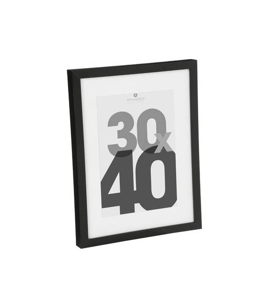 Cadre photo en Bois Noir pour Photo 30 x 40 cm - Image 2