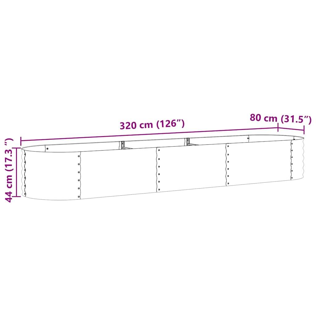 ComfortXL - Bac Potager Rectangulaire en Métal 3,2m, Jardinière pour Grandes Cultures – ComfortXL Outdoor Living - Image 5