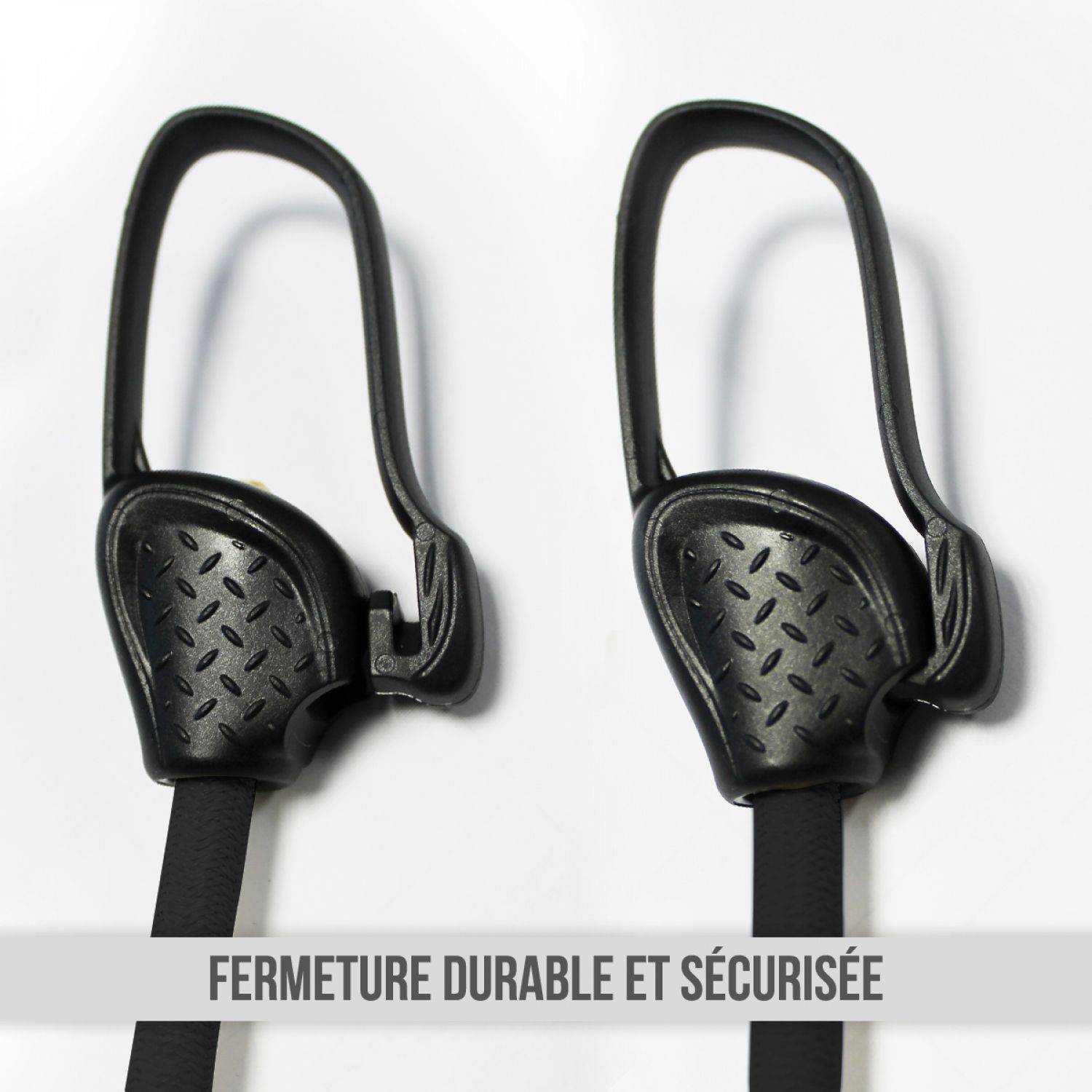 Linxor - Lot de 10 tendeurs sandows sécurisés et normés - Noir - Linxor - Imagen 3