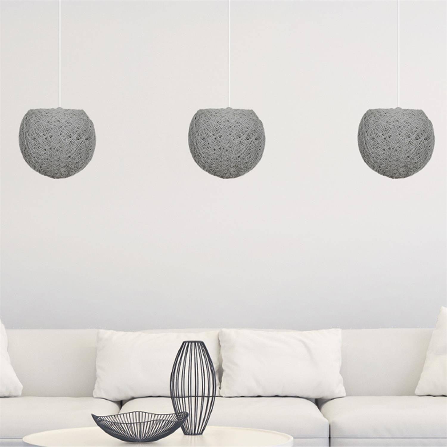 SUSPENSION INTERIEUR GRISE 20CM M6 - Image 3