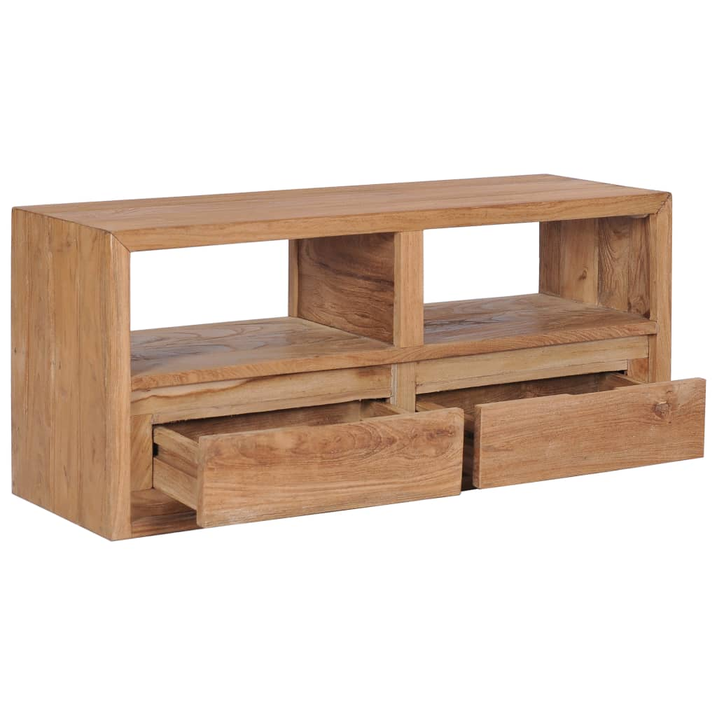 Vidaxl - Meuble TV 90x30x40 cm bois de teck solide - vidaXL - Imagen 1