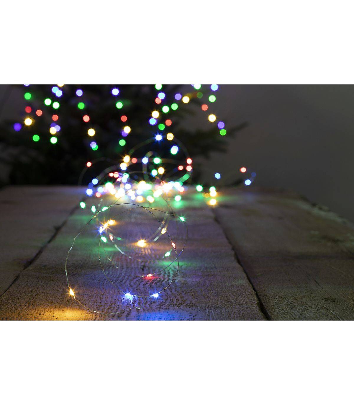 Feeric Christmas - Guirlande lumineuse copper 300 LED 30m extérieur multicolore - Feeric Lights & Christmas - Imagen 2