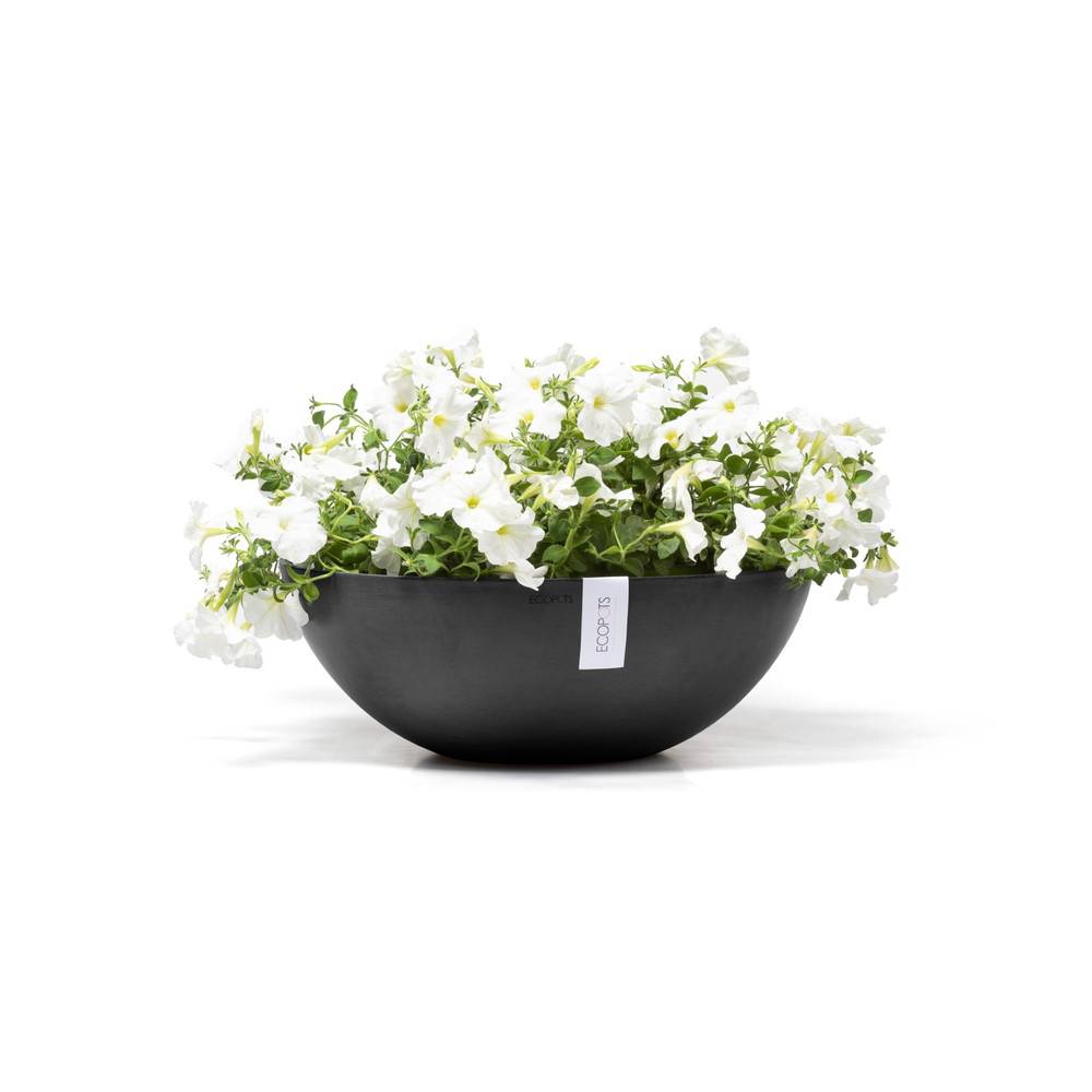 Ecopots - Pot Rond Vienna 50 Gris Foncé - Ø 50 x H. 18 cm - 22,3 L ECOPOTS - Imagen 3