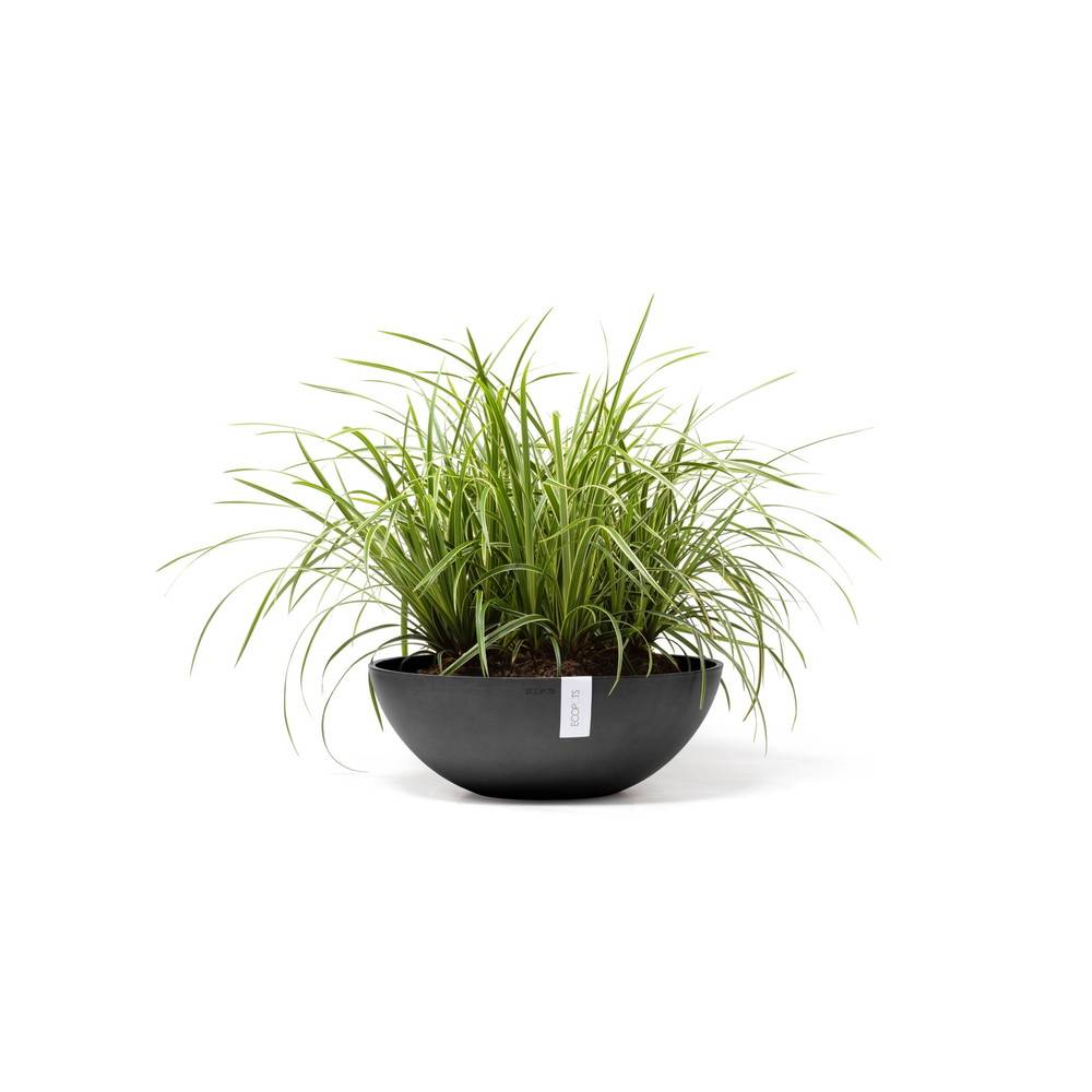Ecopots - Pot Rond Vienna 50 Gris Foncé - Ø 50 x H. 18 cm - 22,3 L ECOPOTS - Imagen 1