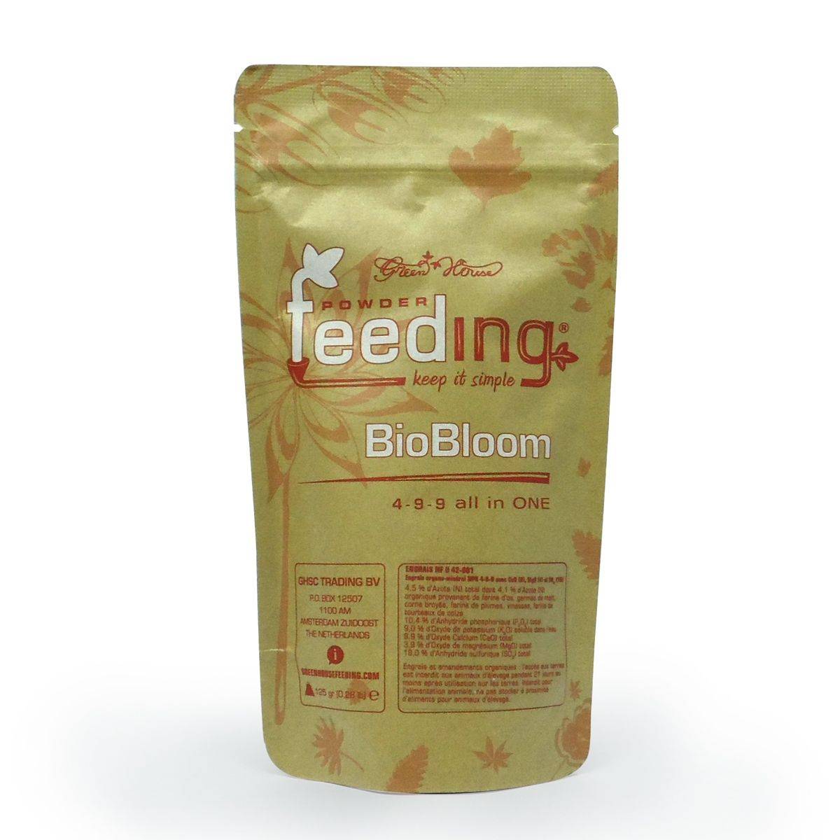 Engrais BIOBLOOM Powder Feeding 125gr - GREEN HOUSE