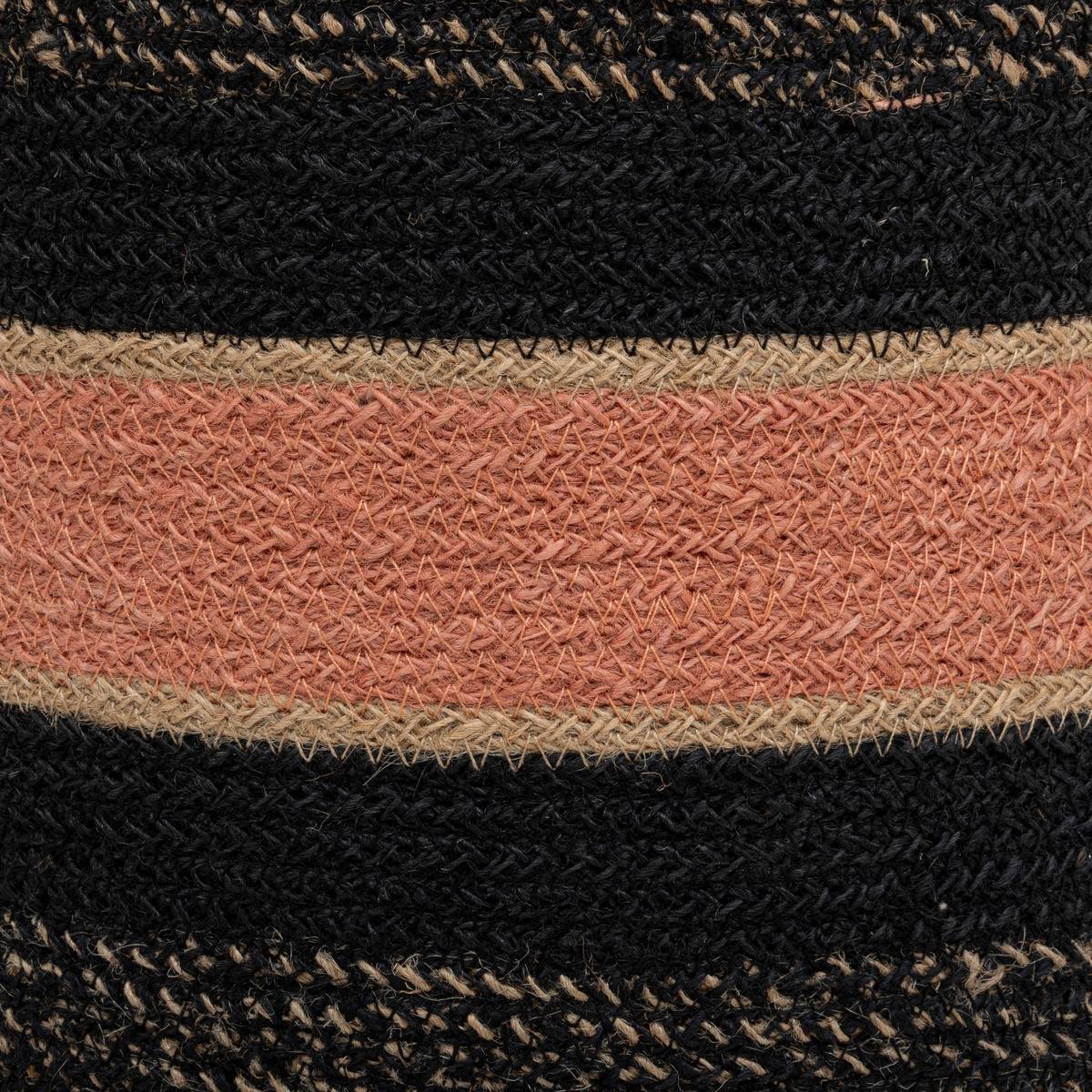 Lot de 3 Paniers de rangement en Jute colorée D 27 D 24 et D 21 cm - Imagen 5