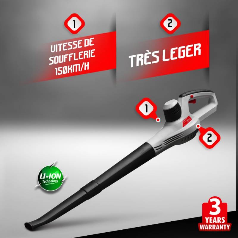 Elem Garden Technic - Kit tondeuse à batterie, coupe-bordures, souffleur TCB20V-2XLI2AF - Image 3