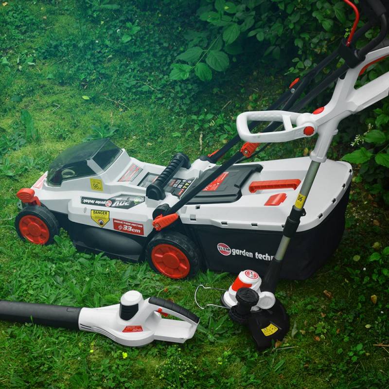 Elem Garden Technic - Kit tondeuse à batterie, coupe-bordures, souffleur TCB20V-2XLI2AF - Image 5