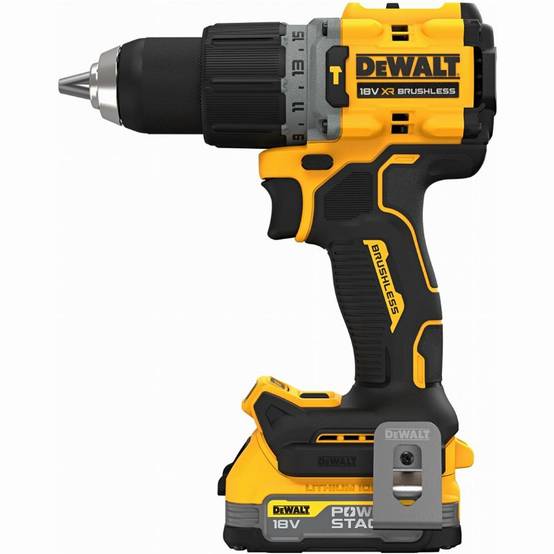 Pack perceuse visseuse à percussion + visseuse à chocs 18V - DEWALT avec 2 batteries 1,7Ah chargeur - TSTAK - DCK2050E2T-QW - Image 3