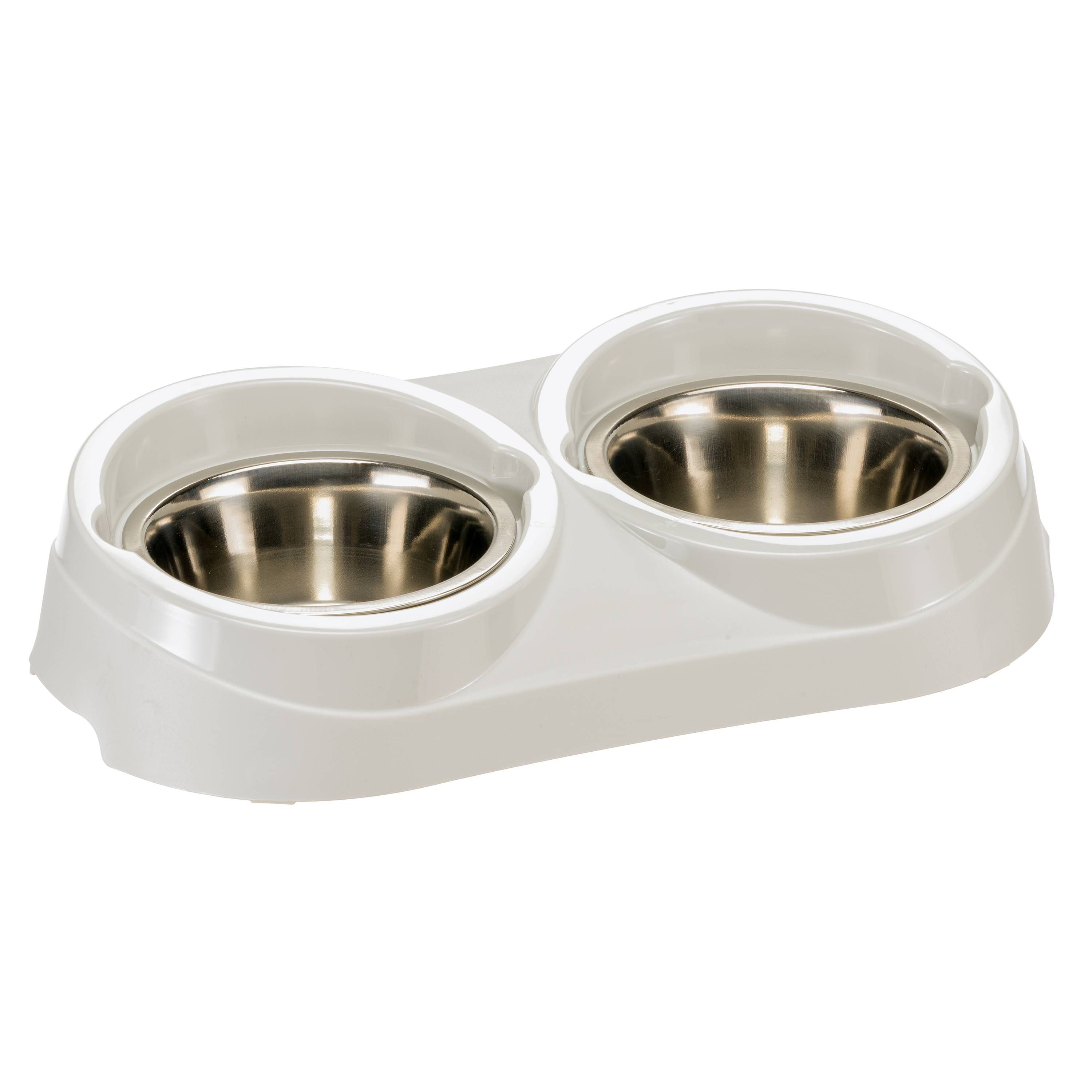 Ferplast - Ferplast Support de gamelle pour chien Duo Feed avec 2 gamelles en acier inoxydable - Système de double alimentation, Antidérapant et écologique pour - Imagen 1