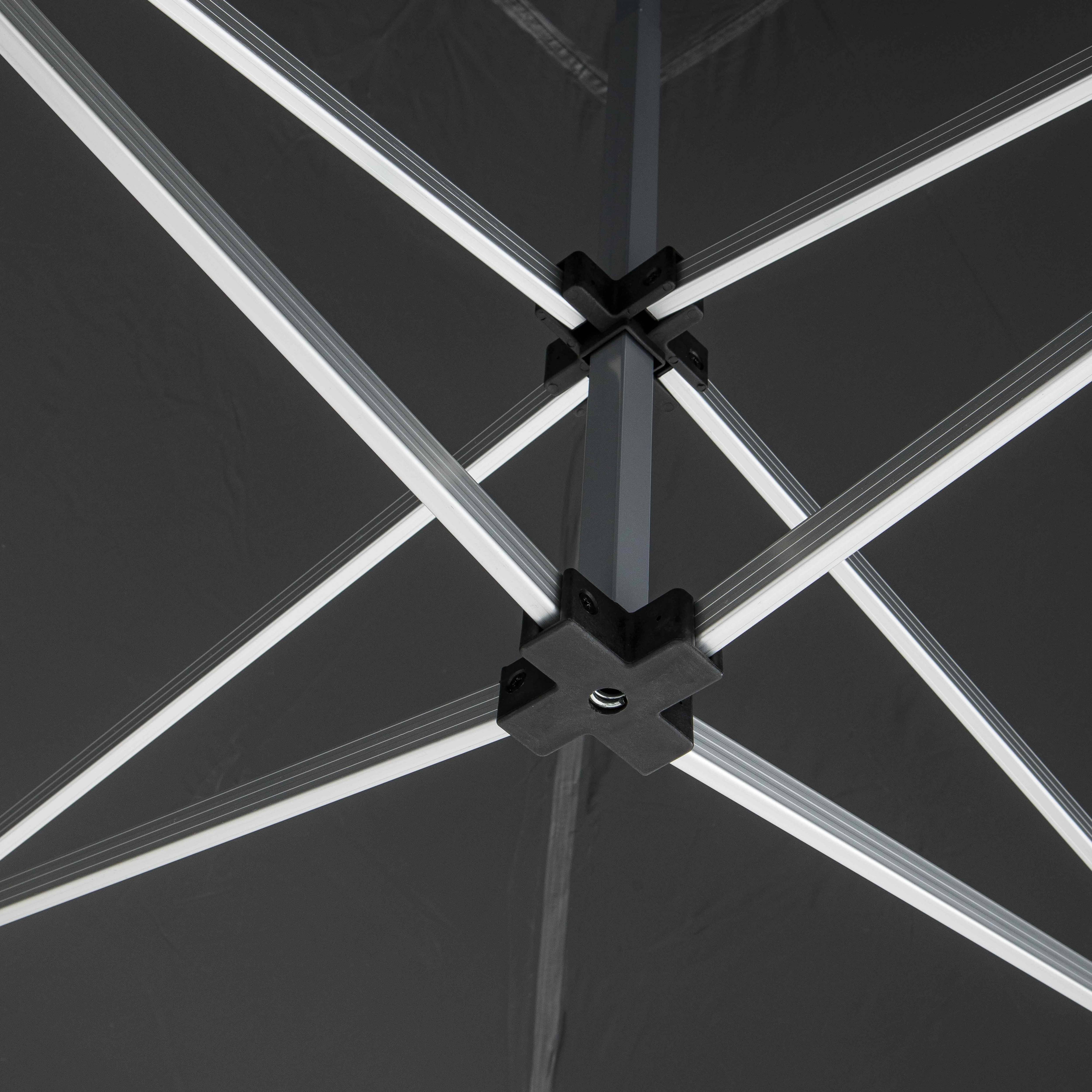 Oviala - Toit de tente pliante 3 x 4,5 m pro 40 mm - Gris PRO 40 - Oviala - Imagen 2