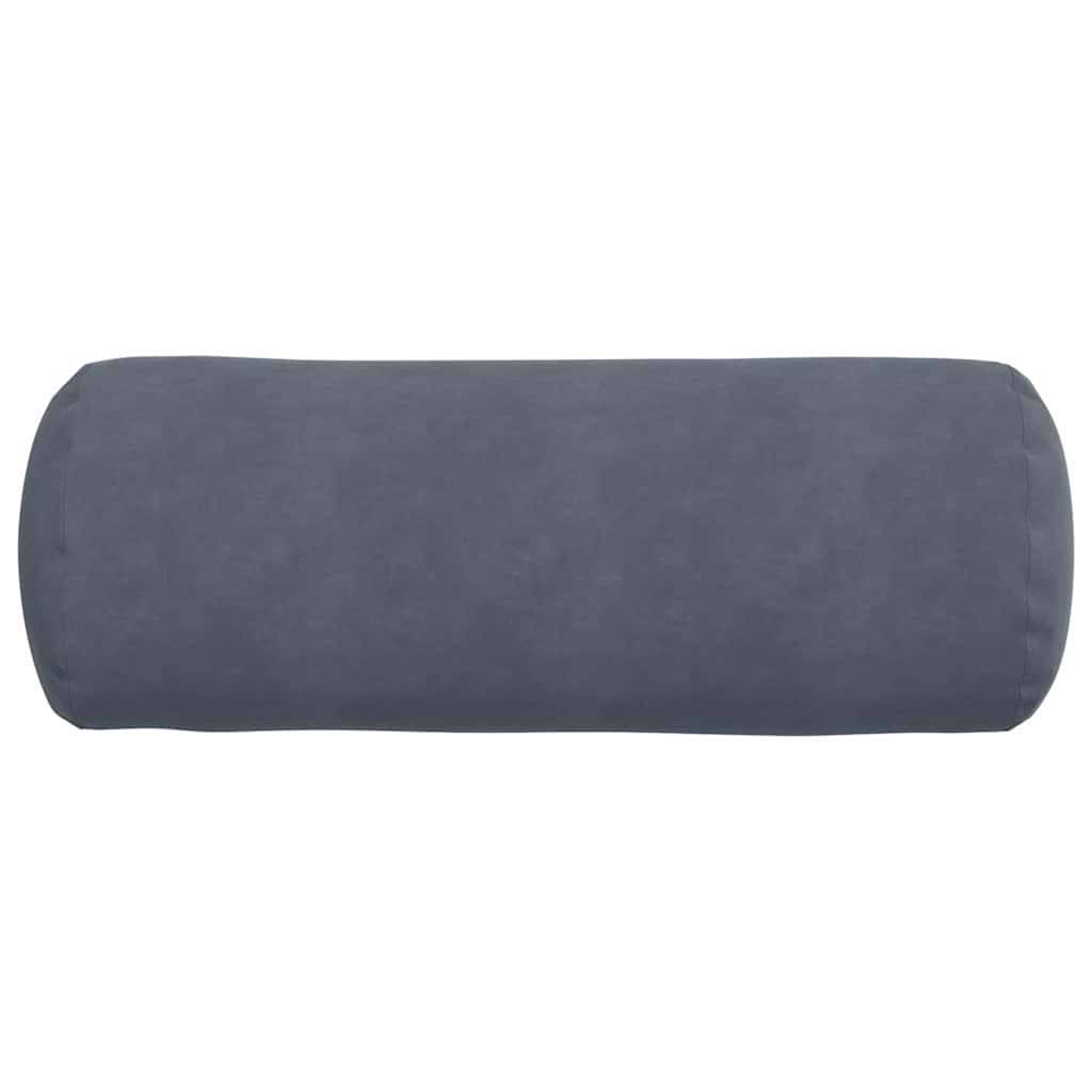 Coussins de Soutien Géants en Velours Côtelé x2 Moelleux et Lavables pour Déco Intérieur Gris Foncé 25x70 cm – ComfortXL Outdoor Living - Image 6
