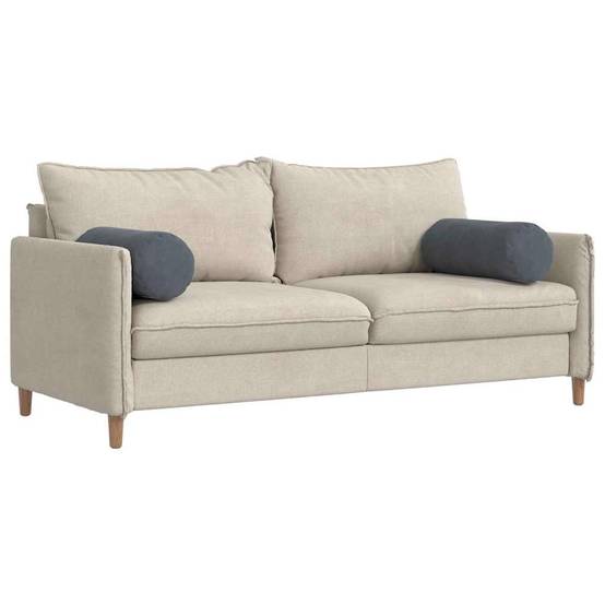 Coussins de Soutien Géants en Velours Côtelé x2 Moelleux et Lavables pour Déco Intérieur Gris Foncé 25x70 cm – ComfortXL Outdoor Living - Image 3