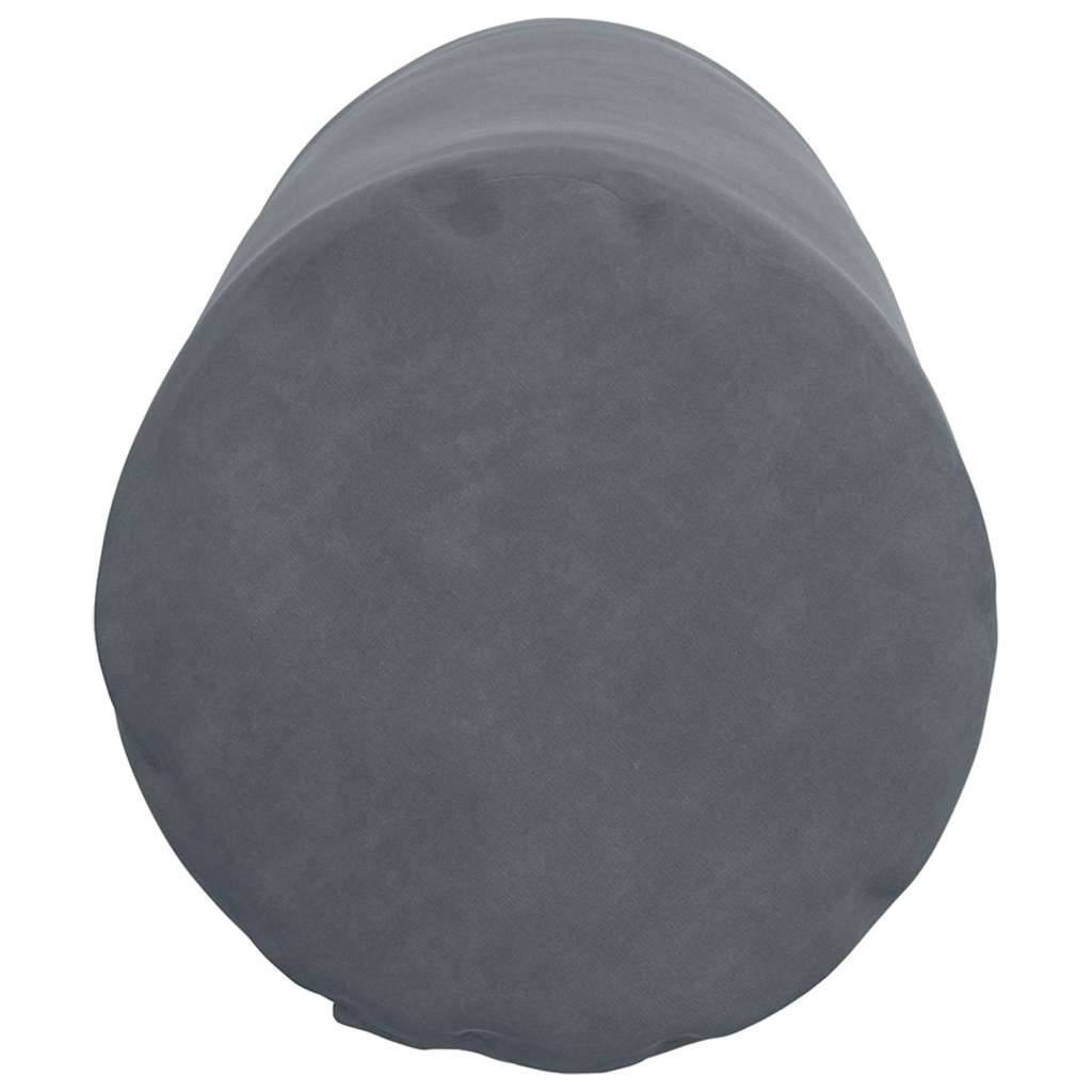 Coussins de Soutien Géants en Velours Côtelé x2 Moelleux et Lavables pour Déco Intérieur Gris Foncé 25x70 cm – ComfortXL Outdoor Living - Image 7