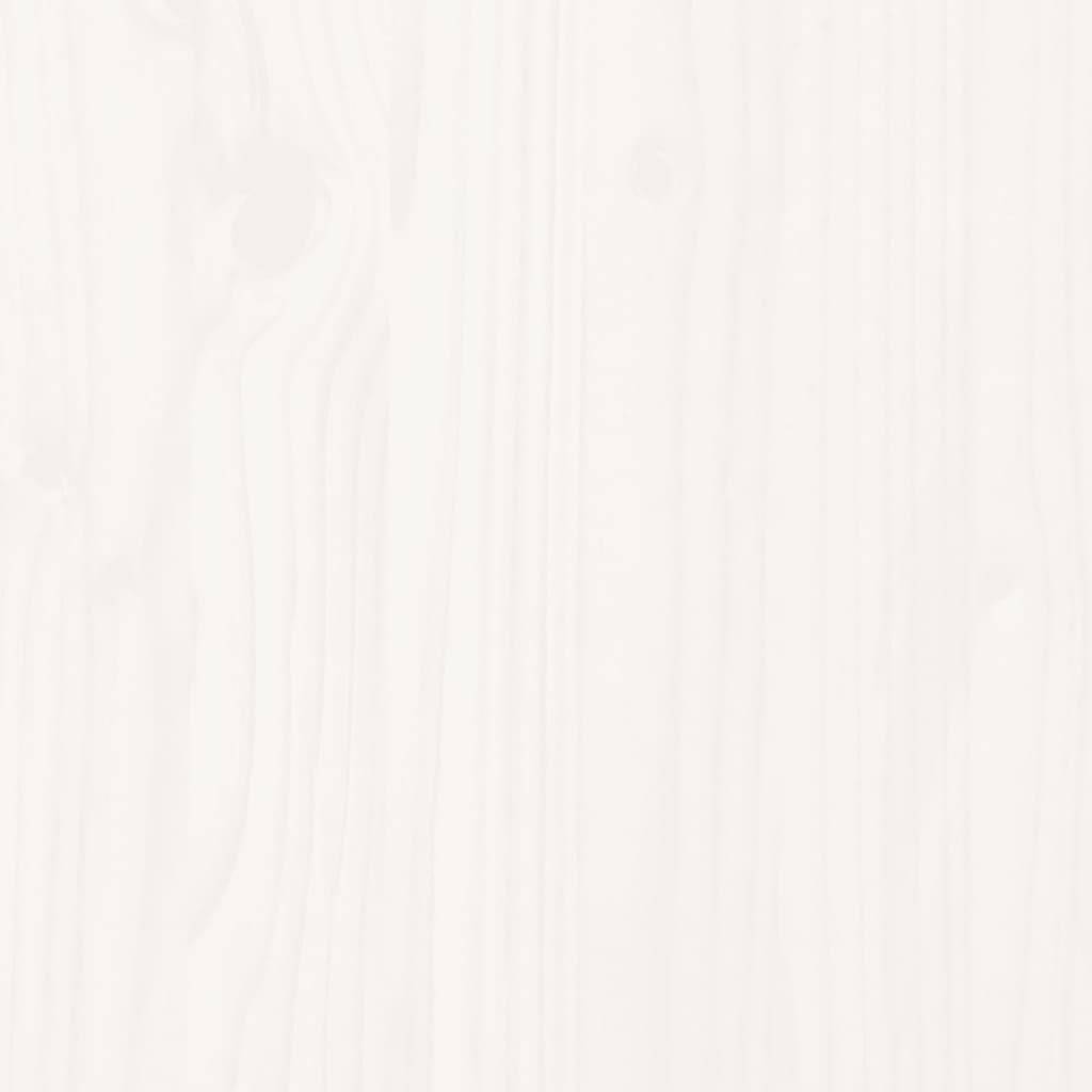 Maison Chic - Banc de jardin - Banc d'extérieur - Banquette blanc 82,5x35x45 cm bois massif de pin - Imagen 8