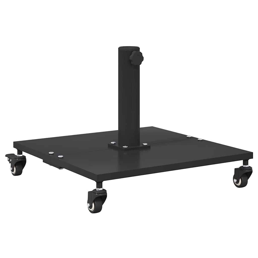 Maison Chic - Pied De Parasol - Base De Parasol Noir 45 x 45 x 31.5 cm Acier g1389 - Image 1