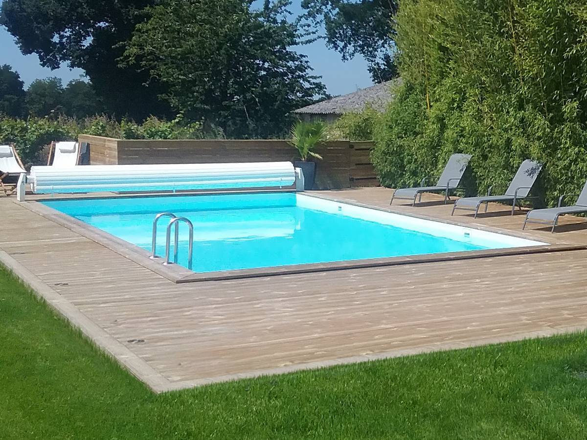 Habitat Et Jardin - Piscine Bois En Kit Rectangle "oceano " - 9.20 X 5.20 X 1.44 M -habitat Et Jardin - Image 1