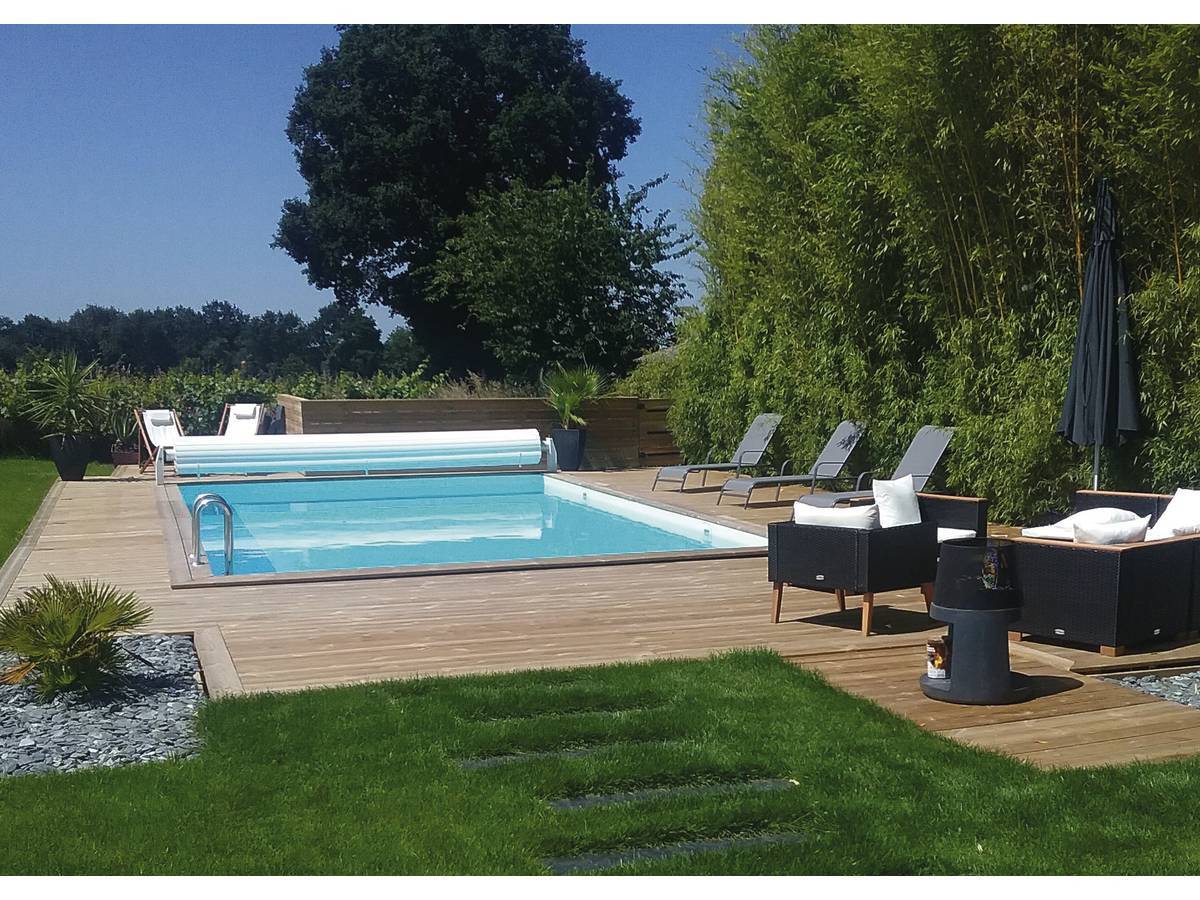 Habitat Et Jardin - Piscine Bois En Kit Rectangle "oceano " - 9.20 X 5.20 X 1.44 M -habitat Et Jardin - Image 3