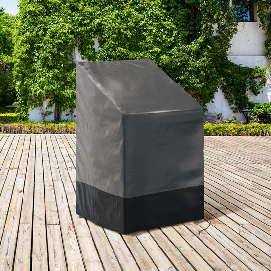 Housse de protection pour 4 à 6 chaises de jardin empilables 70 x 70 x 120 cm - Image 1