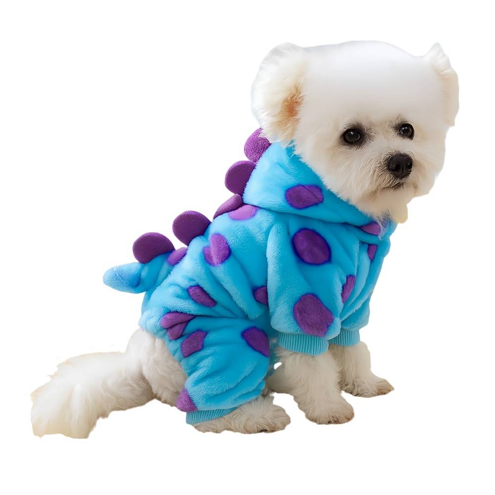 Sweat à capuche chat, chien et dinosaure M IntiMeg