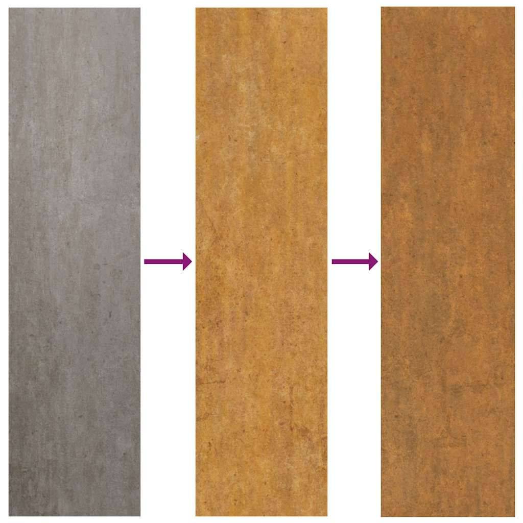 ComfortXL - Brasero carré foyer extérieur en acier pour jardin terrasse 50x38 cm Marron – ComfortXL Outdoor Living - Image 3