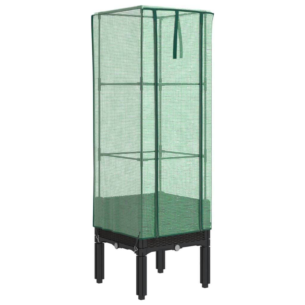 Prolenta Premium - Jardinière polypropylène noir 40 x 40 x 44 cm - Prolenta premium p336.8 - Image 1