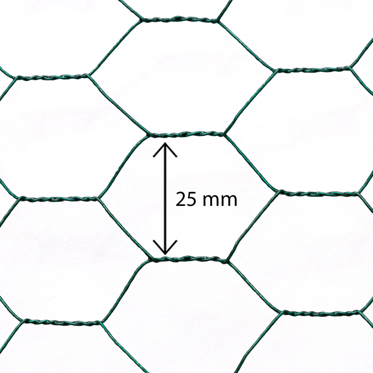 IDMARKET - Grillage pour poules vert 1x25M maille 25mm triple torsion clôture souple jardin animaux - Image 3